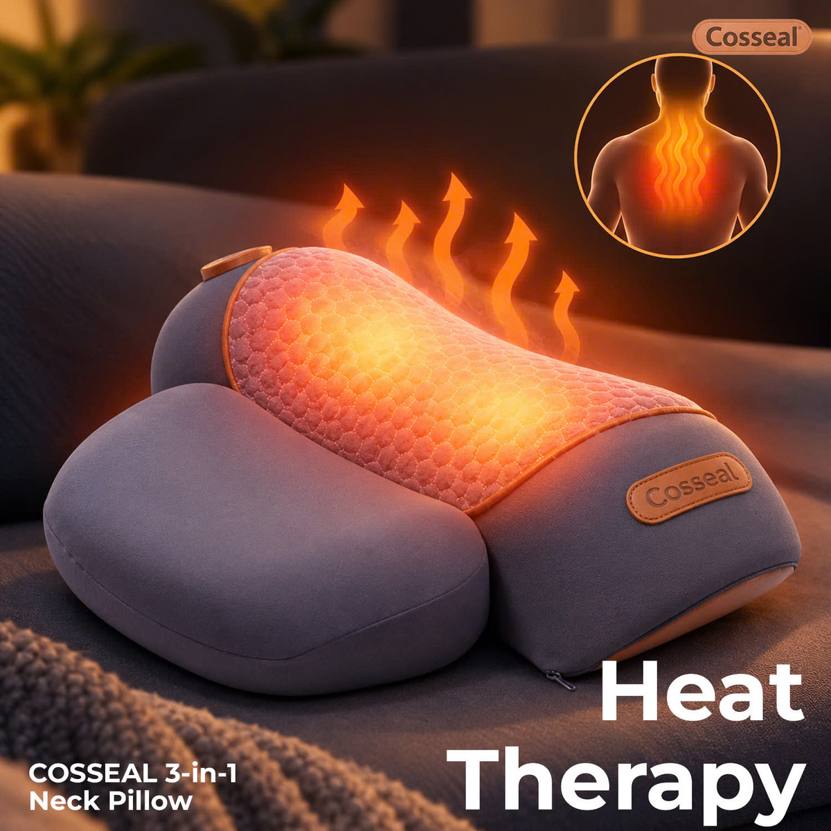 COSSEAL Neck Relief Pillow
