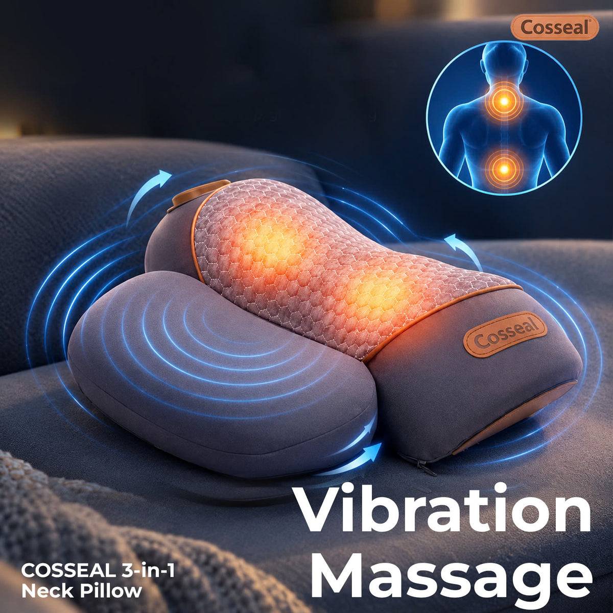 COSSEAL Neck Relief Pillow
